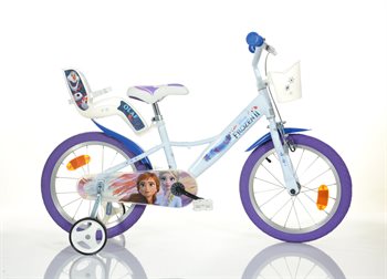 16 "License Frozen 2 bike with bike basket 